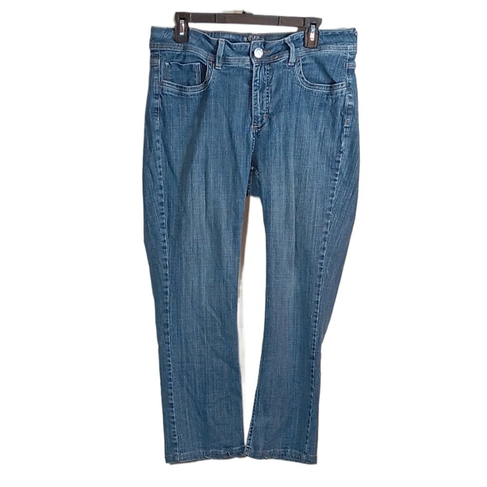 Riders By Lee Bootcut Jeans Womens 14 Petite Medium Wash Mid Rise Denim Jeans